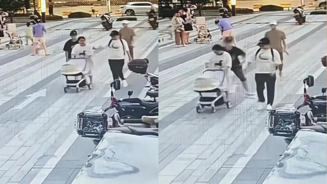 宝妈带娃遛弯遭多人打配合偷走手机这是一个非常严重的犯罪行为，应该立即报警并寻求帮助。